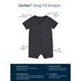 thumbnail image 6 of Gerber Unisex Baby Buttery Soft Short Sleeve Romper with Viscose Made from Eucalyptus, Sizes 0/3M-18M, 6 of 8