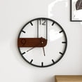 thumbnail image 2 of Rongfmy Simple Minimalist Nordic Iron Large Decor 43cm Wall Clock for Entryway 1, 2 of 8