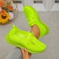 thumbnail image 4 of Lace Up Mesh Walking Shoes for Women Lightweight Non Slip Wide Width Athletic Casual Workout Sneakers, 4 of 6
