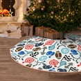 thumbnail image 4 of Salouo Sport Items Christmas Tree Skirt 36" Farmhouse Christmas Decorations Snowman Xmas Tree Skirt Tree Mat for Holiday Party Decor, 4 of 8