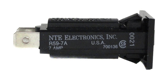 NTE Electronics R58-15A THERMAL CIRCUIT BREAKER 15A .250" QC TERMINALS 