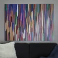 thumbnail image 2 of DecMode Multi Colored Canvas Paint Strokes Abstract Wall Decor, 2 of 7
