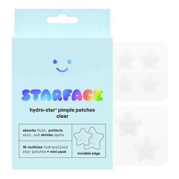 Starface Hydro-Star Clear Pimple Patches Mini Pack - 16 Count