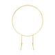 thumbnail image 1 of Marco de arco de boda, marco de soporte de fondo de círculo de boda, kit de arco de globo, soporte resistente para jardín, césped, decoración de boda, Aureato 1m 6 Tubos, 1 of 8