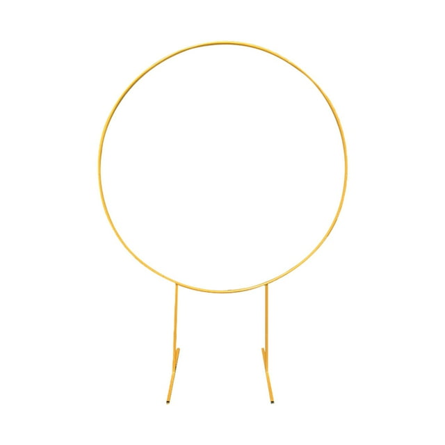 GUOOL Wedding Arch Frame Heavy Duty Round Wedding Circle Backdrop Stand Frame Thickend Aureate 1m 6