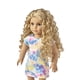 thumbnail image 3 of Muñeca American Girl Truly Me #115 de 18 pulgadas con ojos grises, cabello rubio rizado, piel clara, vestido tipo camiseta teñido anudado, para mayores de 6 años, 3 of 5