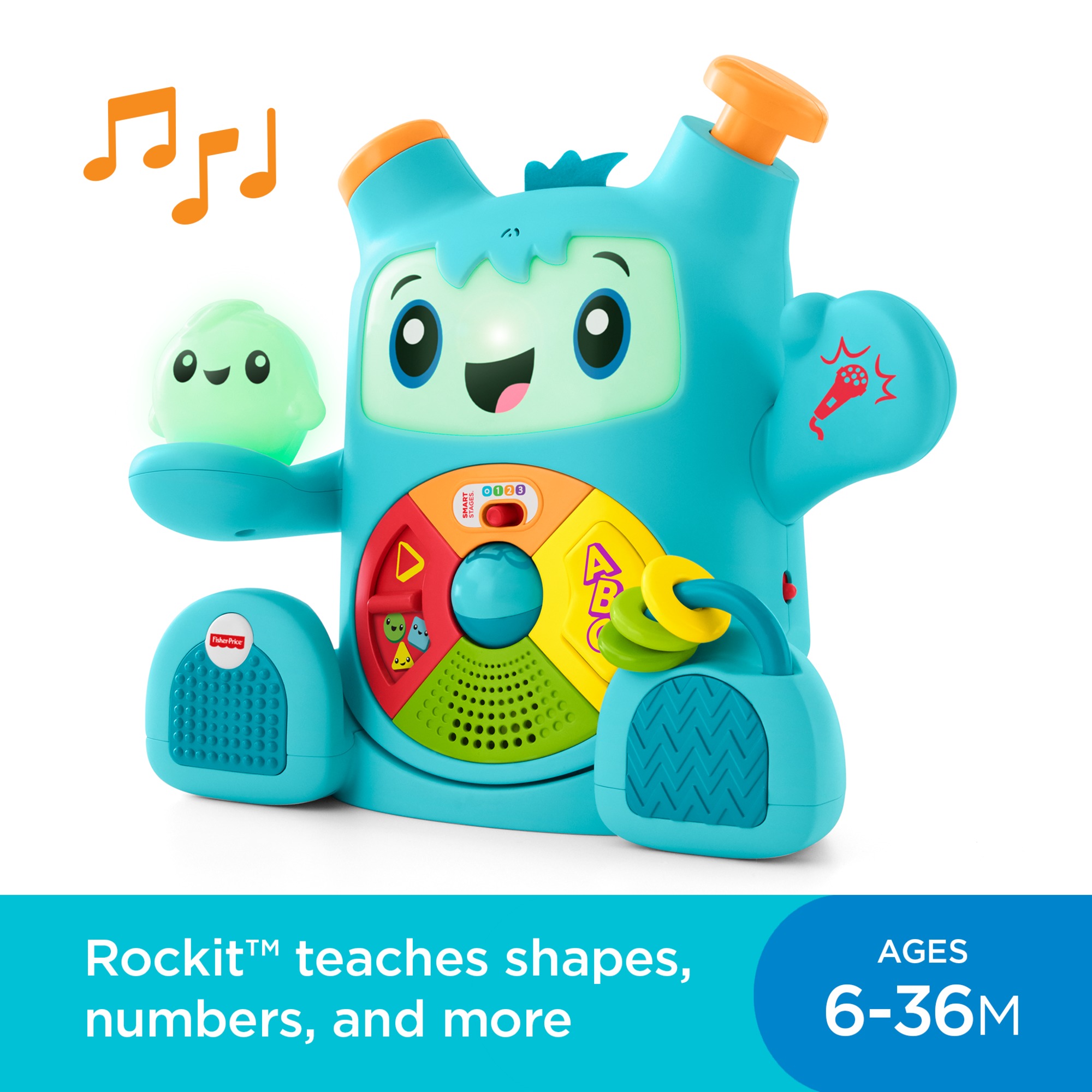 Fisher-Price Dance & Groove Rockit Baby Electronic Learning Toy with Music and Lights - image 5 of 15