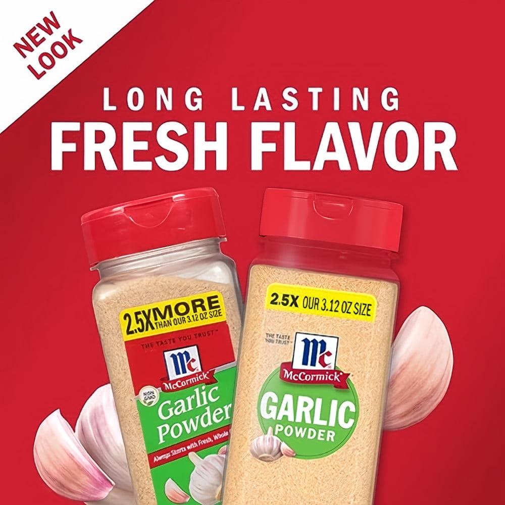 Mccormick Garlic Powder 8.75 oz (Pack of 10)