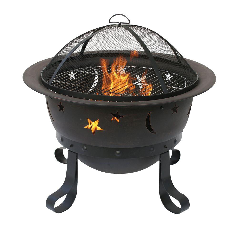 Endless Summer WAD1377SP Oil Rubbed Bronze Hex Shaped Outdoor Firebowl With L... 