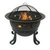 Endless Summer Oil Rubbed Bronze Wood Burning Outdoor Firebowl with Stars And Moons