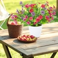 thumbnail image 5 of Studyset Artificial Flowers for Outdoors, UV-Resistant Faux Plant, 30 Bundles Multicolor Silk Fake Flowers with Ferns, Spring Summer Decoration for Home Planter Porch Patio Yard, 5 of 7