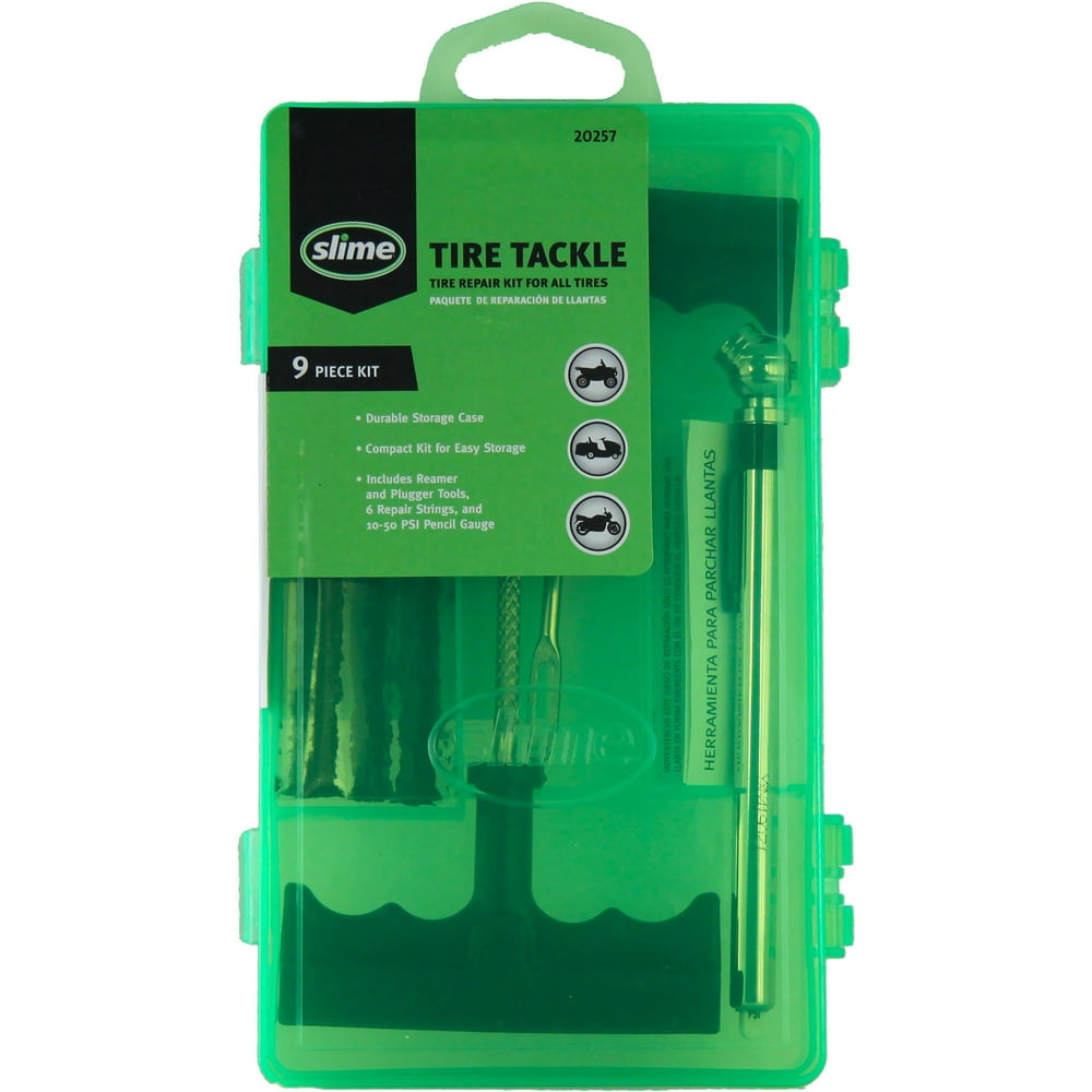 Slime 9 Piece Tire Repair Tackle Kit 20257