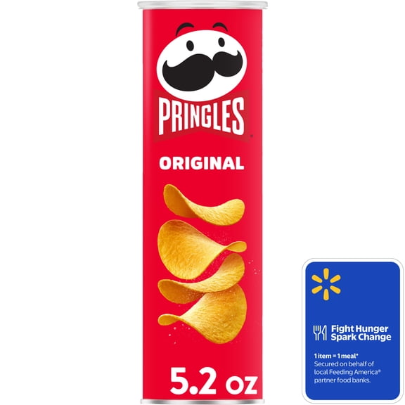 Pringles Original Potato Crisps Chips 5.2 oz can