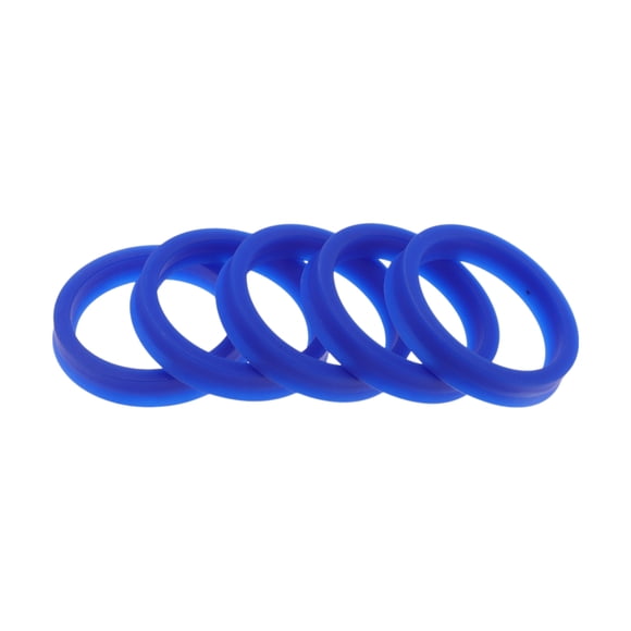 Sello de Aceite Universal UN Lip Sello Anillo Sello de Eje Rotativo 45x55x10mm Alta Presión TPU Azul 5 Pcs