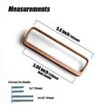 thumbnail image 7 of Goo-Ki Antique Copper Cabinet Pulls with 5''(128MM) Hole Center, Modern Zinc Alloy Cabinet Handles for Drawer,Wardrobe,Cupboard, 6 Pack, 7 of 7