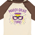 thumbnail image 4 of Inktastic Mardi Gras Time Party Mask Boys or Girls Long Sleeve Baby Bodysuit, 4 of 5