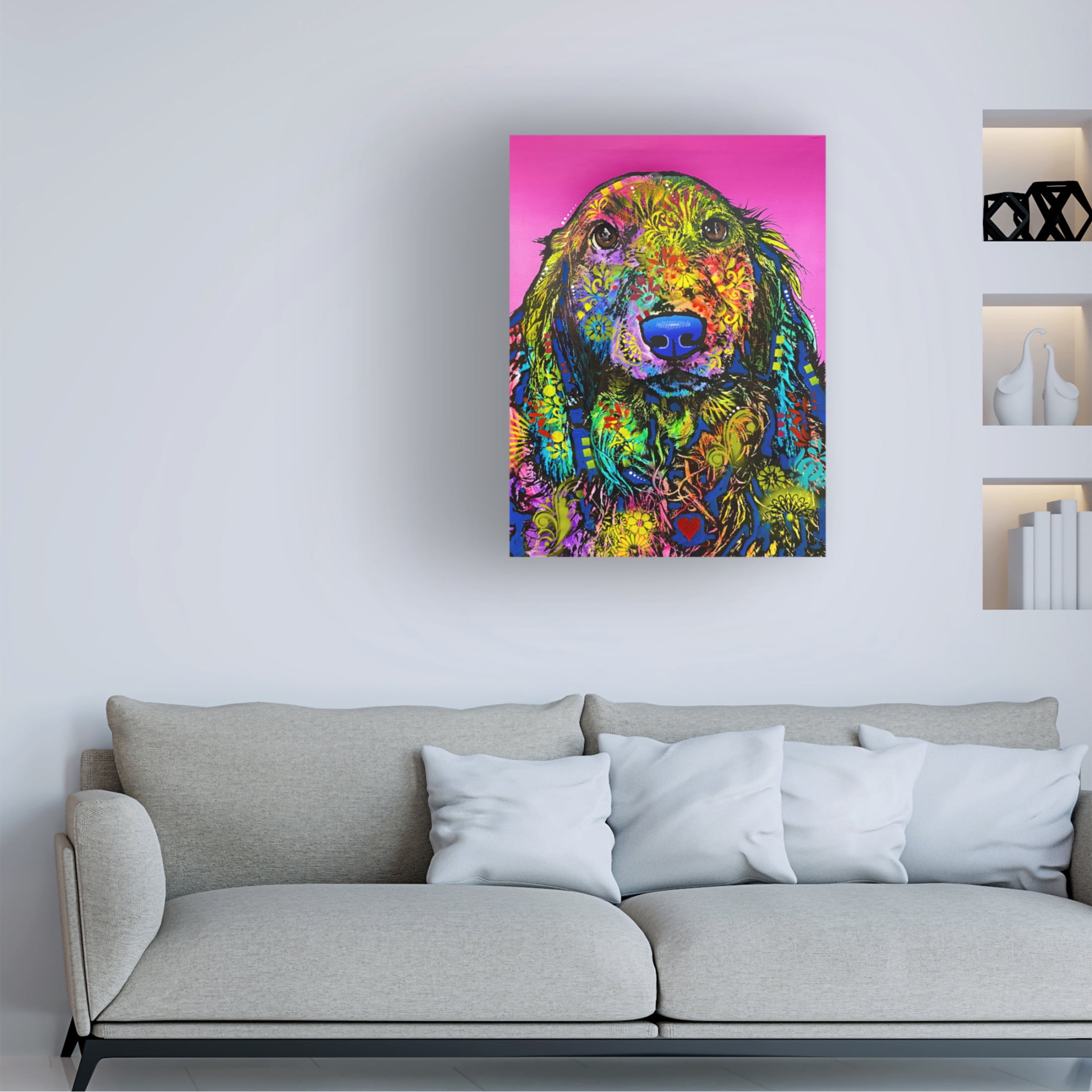 Canvas Wall Art - Dean Russo 'Do You Really Mean It' Wall Art for Living Room, Bedroom, or Office Décor by Trademark Fine Art - 18 x 24 Inches
