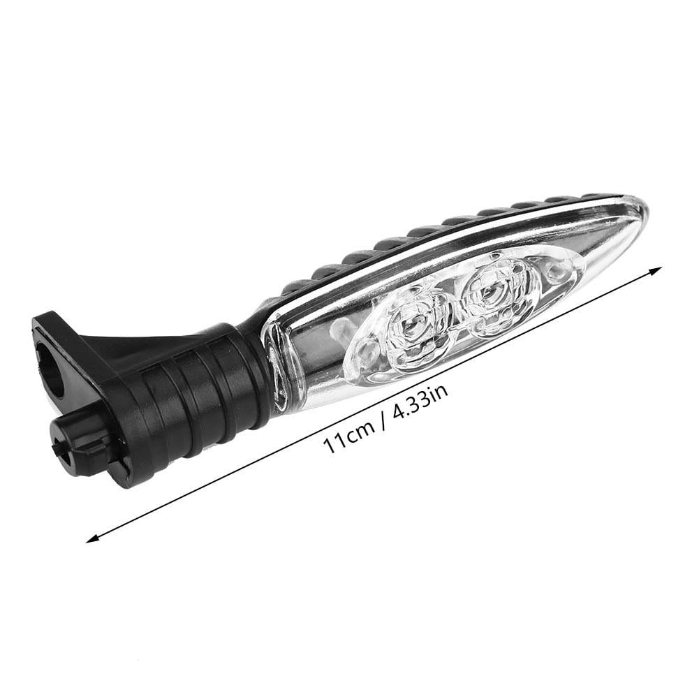 Mgaxyff Motorcycle Front LED Turn Signal Indicator Light Blinker Lamp