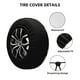 thumbnail image 2 of Fotbe Popcorn Funda de Llanta de Repuesto con Estampado, Engrosada, Ajuste Universal para Jeep, Remolque, RV, SUV, Camión-14 inch, 2 of 6