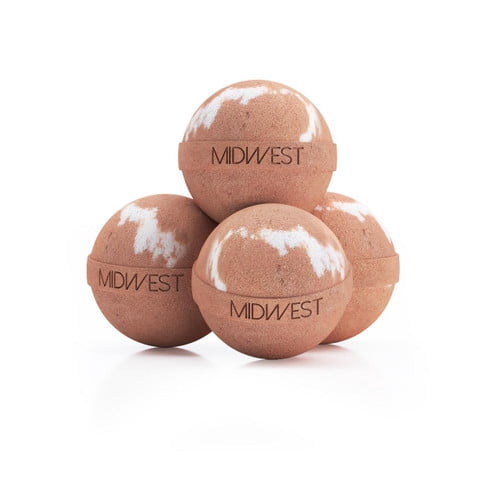 Almond Coconut Luxury Bath Bombs -Set of 10 - Extra Large - 4.5oz