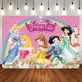 thumbnail image 1 of Fondo de foto de fiesta de Frozen, fondo colorido de dibujos animados, Anna, Elsa, Reina de la nieve, feliz cumpleaños, Baby Shower, 1 of 4