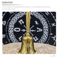 thumbnail image 5 of KAKOWELY Mini Brass Altar Bell Pentagram Wiccan Supply Altar Ritual Bell Multi-functional Bell,3.86"X1.69"X1.69", 5 of 5