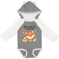 thumbnail image 3 of Inktastic My Safta Loves Me- Little Fox Boys or Girls Long Sleeve Baby Bodysuit, 3 of 5