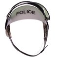 thumbnail image 2 of U. S. Toy Childrens Classic Police Hat Halloween Costume Helmet, White Black, One-Size, 2 of 3