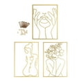 thumbnail image 2 of Decoración De Pared Artística, Fácil Instalación, Decoración De Pared Artística De Una Sola Línea, Hierro Con Tornillos Para Dormitorio, 2 of 7