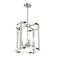 thumbnail image 3 of 19003-Hunter Fans-Astwood 4-Light Lantern Chandelier in Caged Style-16 Inches Wide by 25.5 Inches High-Matte Black Finish, 3 of 7