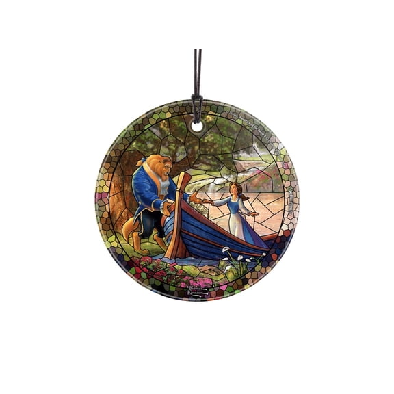 Disney (Beauty and the Beast – Boat Ride) StarFire Prints™ Hanging Glass Print SPCIR732