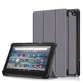 thumbnail image 1 of For All-New Fire 7 Fire7 2022 Case Folding Stand Magnetic Hard PC Back Cover for Amazon Fire 7 2022 Tablet Case 12th Generation Gray Fire 7 2022 12th Gen, 1 of 6