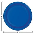 thumbnail image 3 of Creative Converting Plaque de Papier à Dessert au Cobalt, 6,75", Bleu, 3 of 3