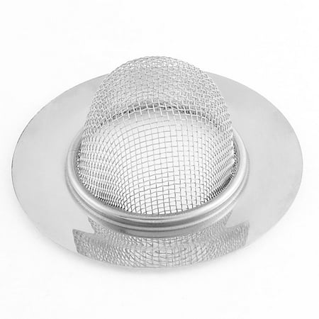 Home Wire Mesh Basin Sink Strainer Drainer Filter For Kitchen Sinks With Wide Rim