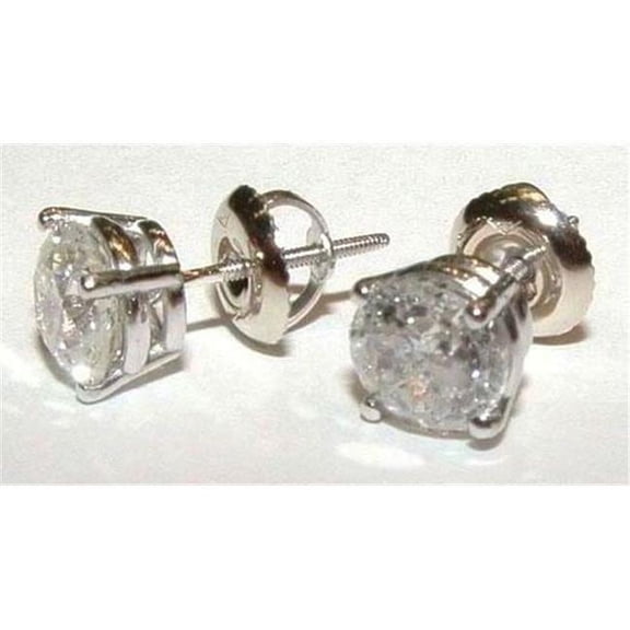 Harry Chad Enterprises 23057 1.51 CT Platinum VVS Diamonds Platinum Stud Earring