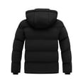 thumbnail image 5 of Wantdo Men's Warm Winter Coat Quilted Bomber Jacket Thicken Parka Black L, 5 of 10