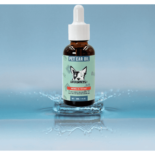 Dog Natural Ear drops for Infection Prevention Soothe Ear Discomfort to