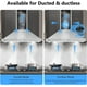 thumbnail image 4 of Soporte de pared JustSmart para campana extractora de acero inoxidable de 30 pulgadas, 4 of 8