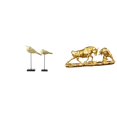 thumbnail image 1 of Esculturas únicas de pájaro y toro, figuras de madera y resina para escritorio, dormitorio, entrada, decoración Feng Shui para el hogar, regalo, 1 of 8