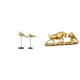 thumbnail image 1 of Esculturas únicas de pájaro y toro, figuras de madera y resina para escritorio, dormitorio, entrada, decoración Feng Shui para el hogar, regalo, 1 of 8