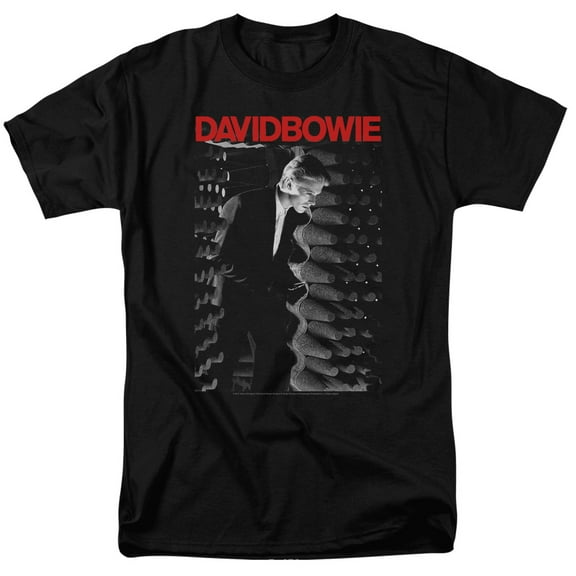Men's David Bowie Station To Station T-shirt XX-Large Black