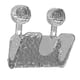 thumbnail image 1 of Organizador de tapas de ollas, soporte simple para tapas de sartenes para puerta de armario de cocina de pared Gris claro, 1 of 9