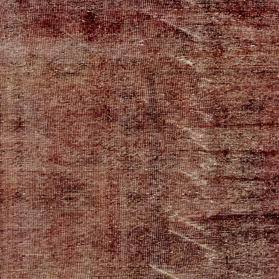 Ahgly Company Indoor Square Abstract Saffron Red Abstract Area Rugs, 5' Square