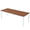 Brown & White, variant on Spaco Rectangular Dining Table, 78 inch Long Kitchen Table for 6-8 People, Dining Table for Indoor as Living Room, Kitchen, Taupe