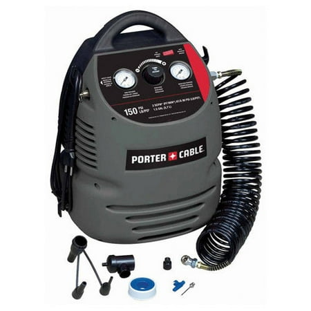 Porter-Cable CMB15 0.8 HP 1.5 Gallon Oil-Free Fully Shrouded Hand Carry Compressor Kit