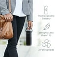 thumbnail image 4 of Pure Enrichment PureZone Mini Portable Air Purifier - Cordless True HEPA Filter Cleans Air & Eliminates 99.97% of Dust, Odors, & Allergens Close to You - Cars, School, & Office (Black), 4 of 10