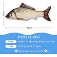 thumbnail image 3 of Yirtree Flopping Fish Cat Toy, Realistic Plush Simulation Electric Moving Cat Kicker Toy, Funny Interactive Floppy Fish for Cat Supplies，Mice Animal Toys, 3 of 8