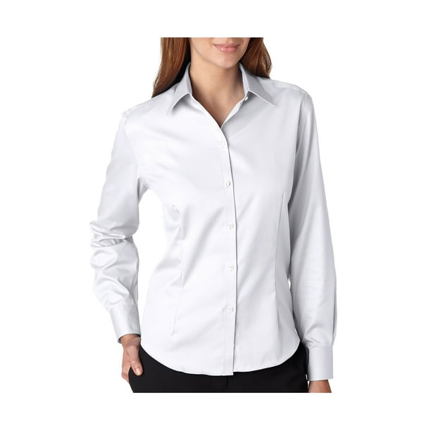 Van Heusen Van Heusen Women's Wrinkle Free Spread Collar Oxford Shirt