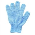 thumbnail image 2 of SATRINO Exfoliating Gloves, 1 Pairs Shower Scrub Gloves Bath Loofah Glove Exfoliating for Women to Remove Dead Skin for Body Exfoliate (Blue), 2 of 7
