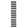 thumbnail image 1 of Matsuzay Clip de fijación elegante y seguro para Panel de vidrio, fácil instalación, funcionamiento , Clip de espejo, negro, 100x Type1 NO1, 1 of 6